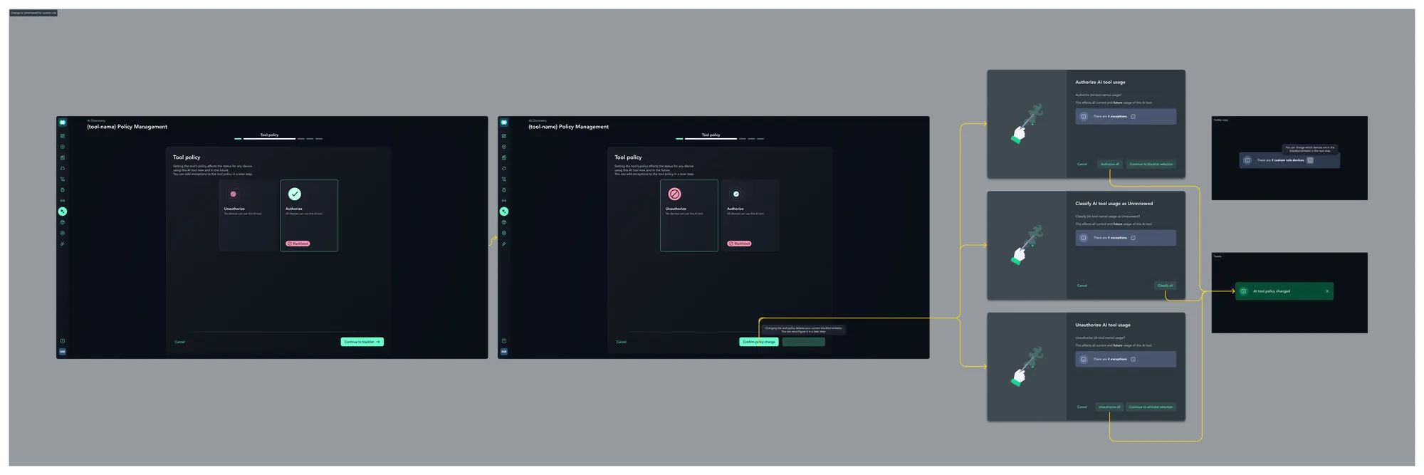 Change to Unreviewed for custom rule.png