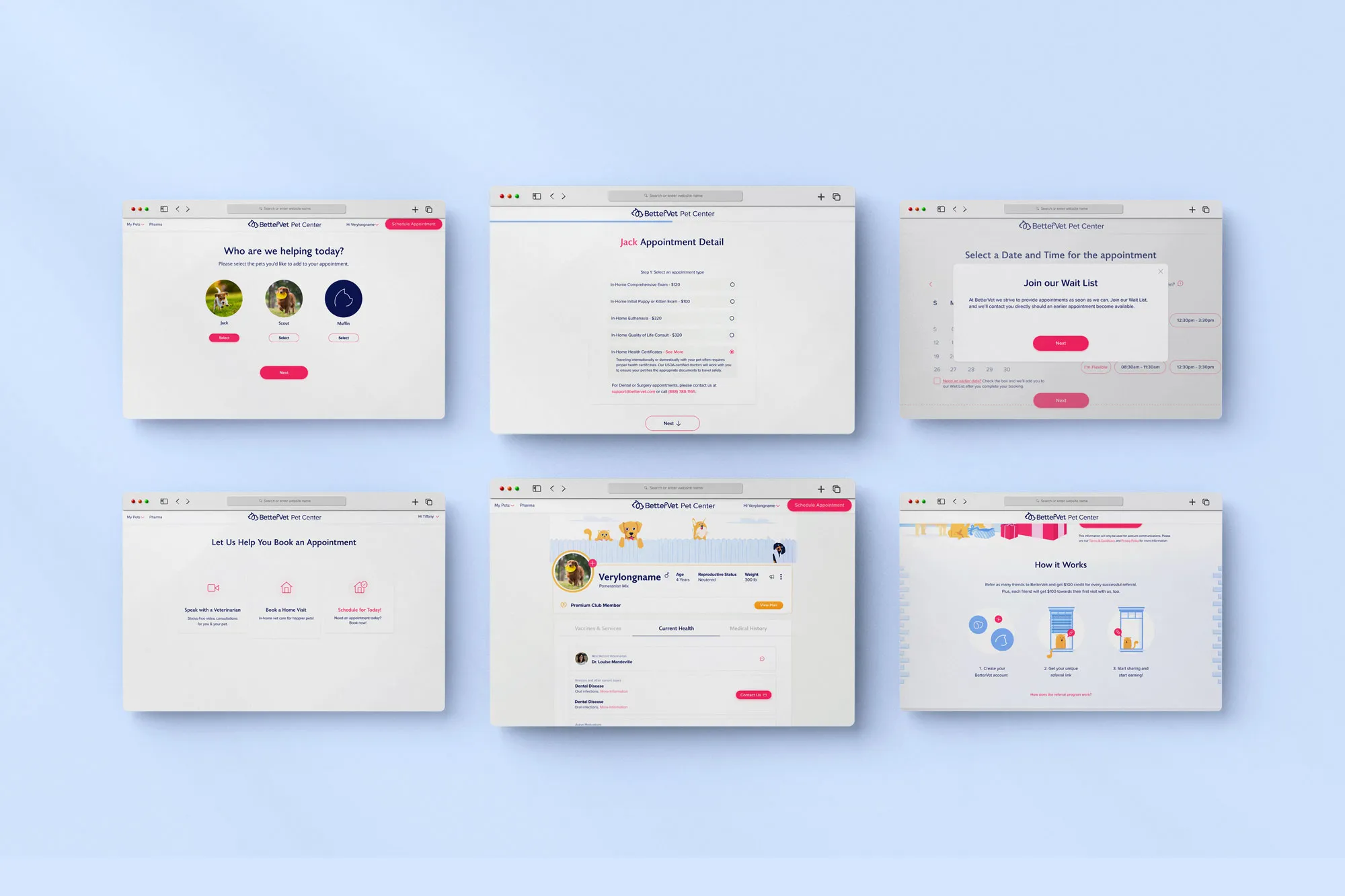 BetterVet Website-Booking-Flow